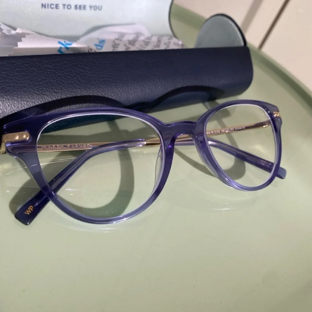 Women's Warby Parker Fara Eyeglasses, Iris Crystal with Riesling